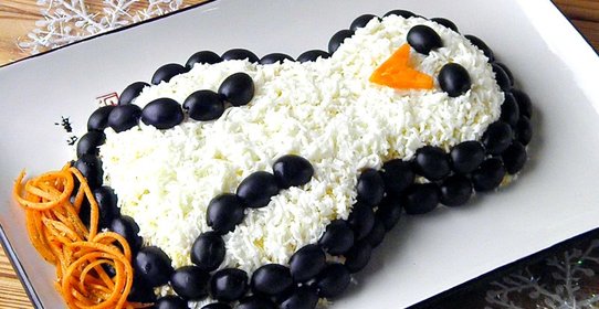 Салат Пингвин