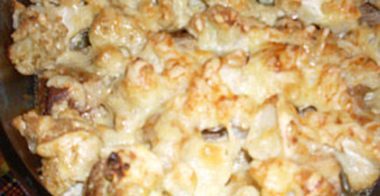 Цветная капуста со свининой