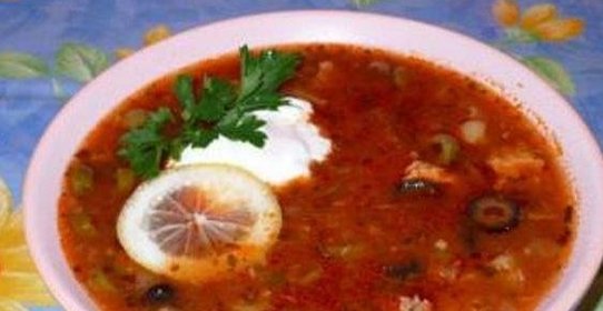 Рыбный суп с оливками