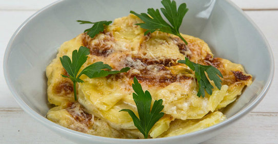 Картофельный гратен: пошаговый рецепт