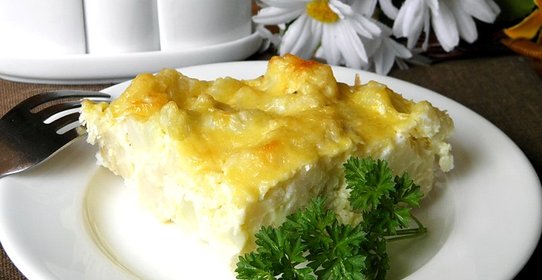 Цветная капуста с яйцом и сыром