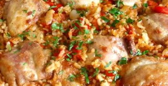 Цыпленок с рисом в горшочке