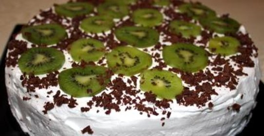 Торт с киви