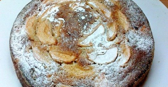 Воздушный пирог с яблоками