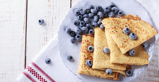 Ванильные блинчики с ромом