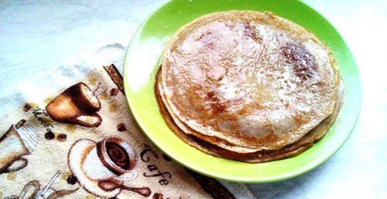 Пшенично-гречишные блины