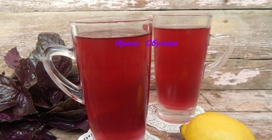 Напиток из базилика