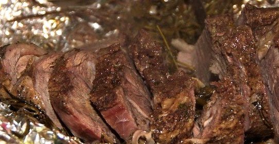 Баранина на углях