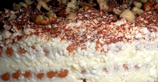 Творожный торт на скорую руку