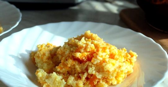 Тыква вареная с пшеном