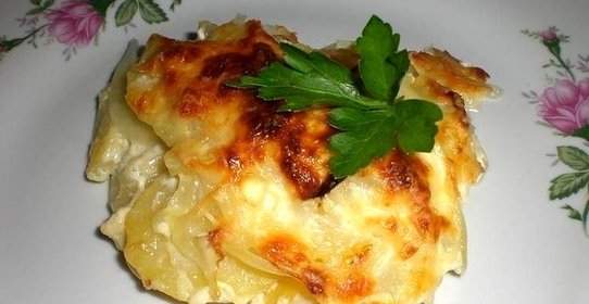 Картофель с майонезом