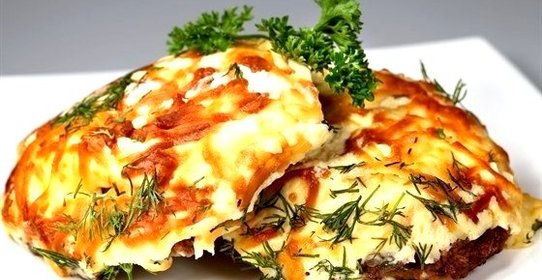 Мясо кусочками в майонезе