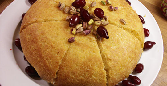 Откидной плов с курицей