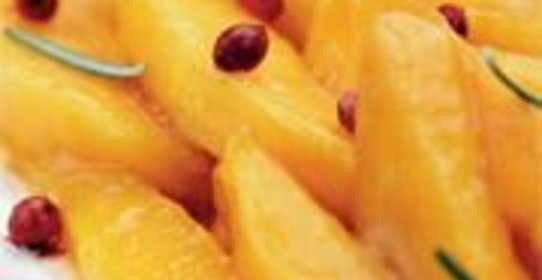 Манго с соусом из грейпфрута