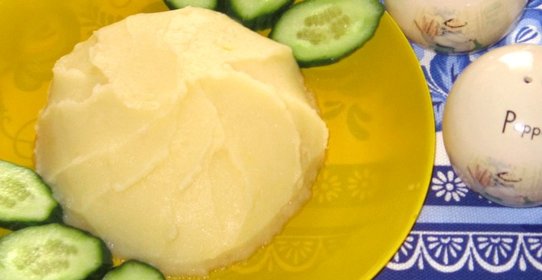 Постное картофельное пюре