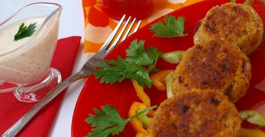Постные морковно-нутовые котлеты