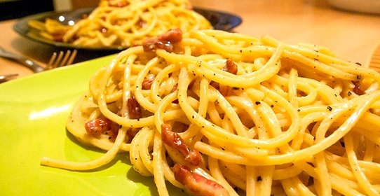 Спагетти под соусом Карбонара