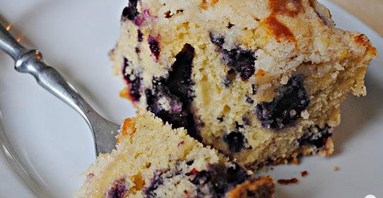 Черничный пирог с мускатом