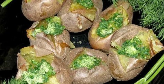 Запеченный картофель в мундире