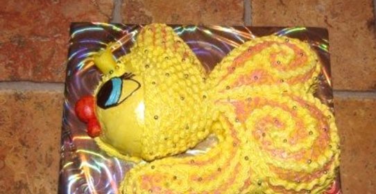 Торт Золотая рыбка