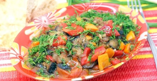 Рагу с баклажанами