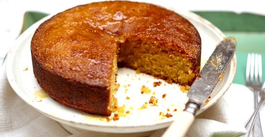 Апельсиновый пирог с имбирной пропиткой