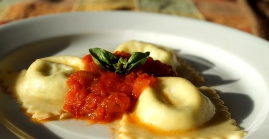 Равиоли с творогом