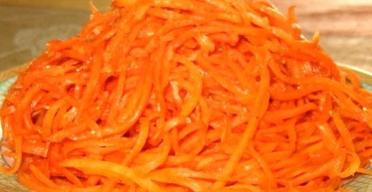 Морковь по‑корейски с чесноком