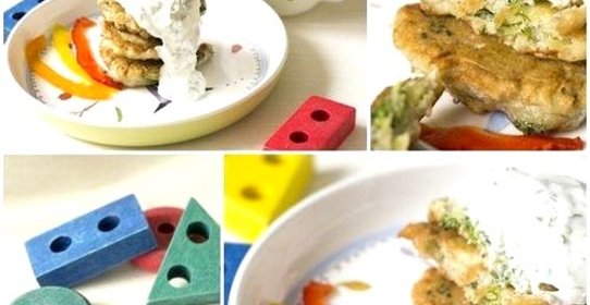 Оладьи из брокколи и картофеля