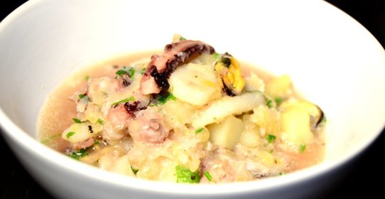 Скандинавское рагу с морепродуктами