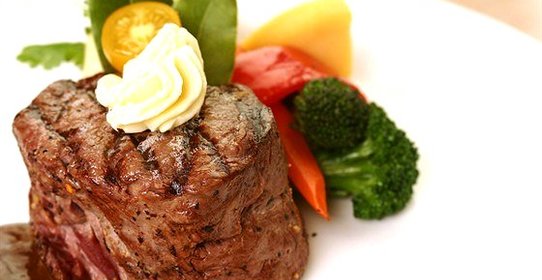 Говядина с пряным горчичным маслом