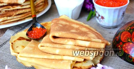 Блины на сметане