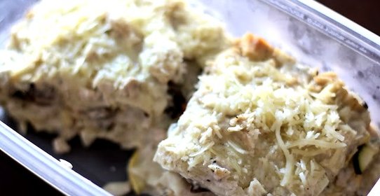 Лазанья из кабачков в мультиварке