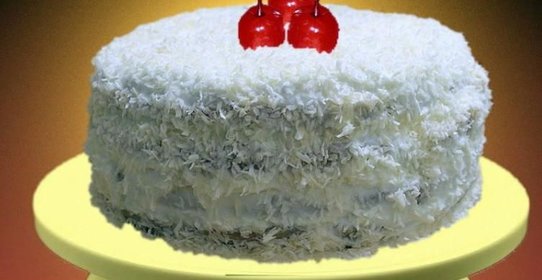 Торт Вишня в снегу