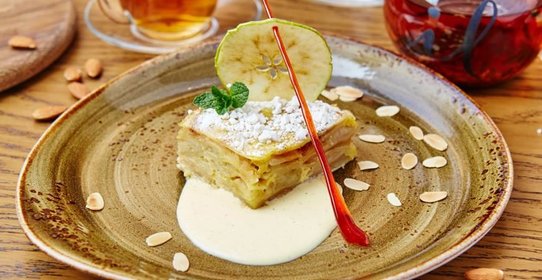 Яблочная лазанья