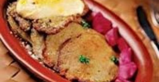 Драники, запеченные со свининой