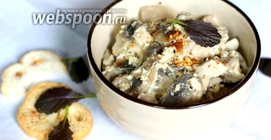 Филе индейки в сметанном соусе