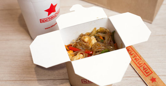 Стеклянная лапша с креветками