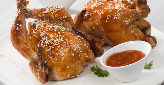 Цыплята в глазури