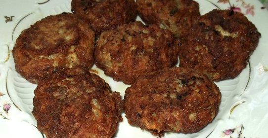 Котлеты из свинины и курицы