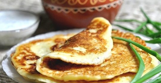 Постные картофельные блины