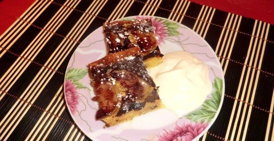 Творожная шарлотка