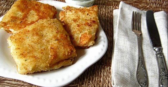 Шницель из капусты с сыром