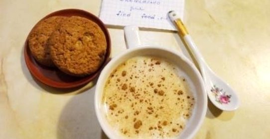 Молочный кисель с корицей