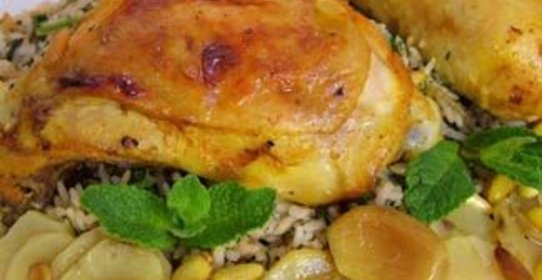 Курица с топинамбуром