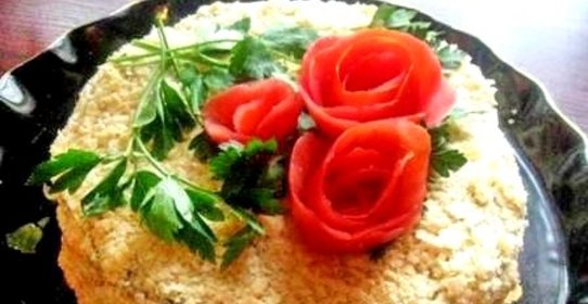 Торт Наполеон закусочный