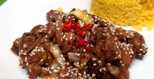 Курица в воке по-китайски