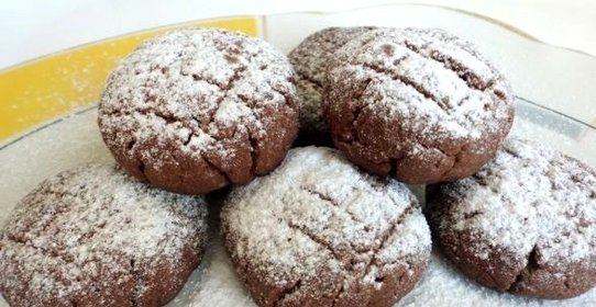 Шоколадное печенье с какао