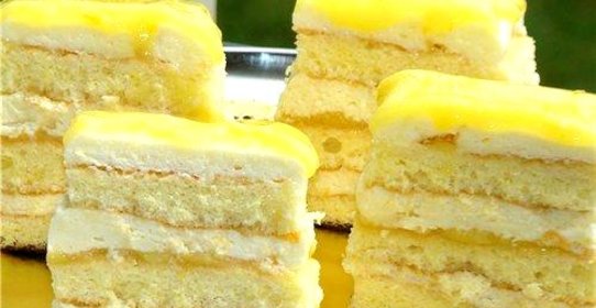 Торт лимонный