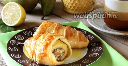 Слойки «Груши с франжипаном»